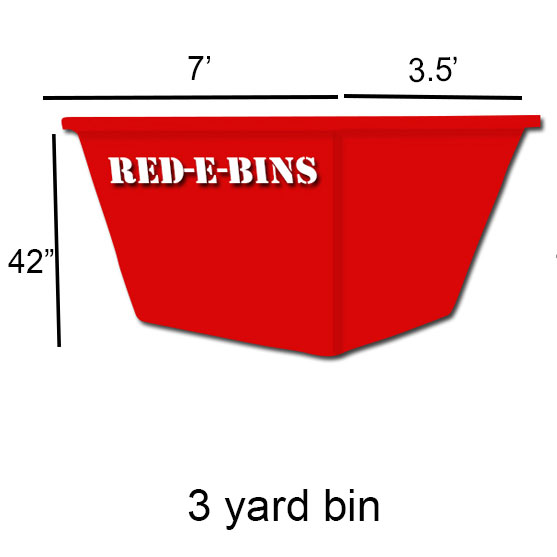 3-yard-size bin rental niagara