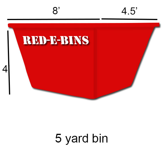 5-yard-size bin rental niagara