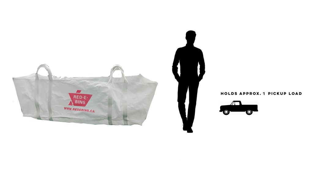 dumpster bag size diagram